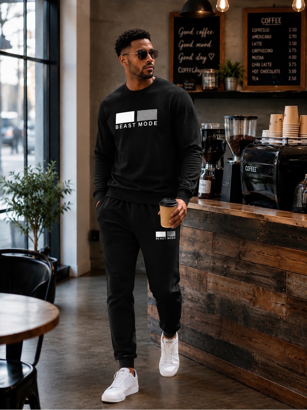 Men’s Beast Mode Tracksuit Polyester Blend